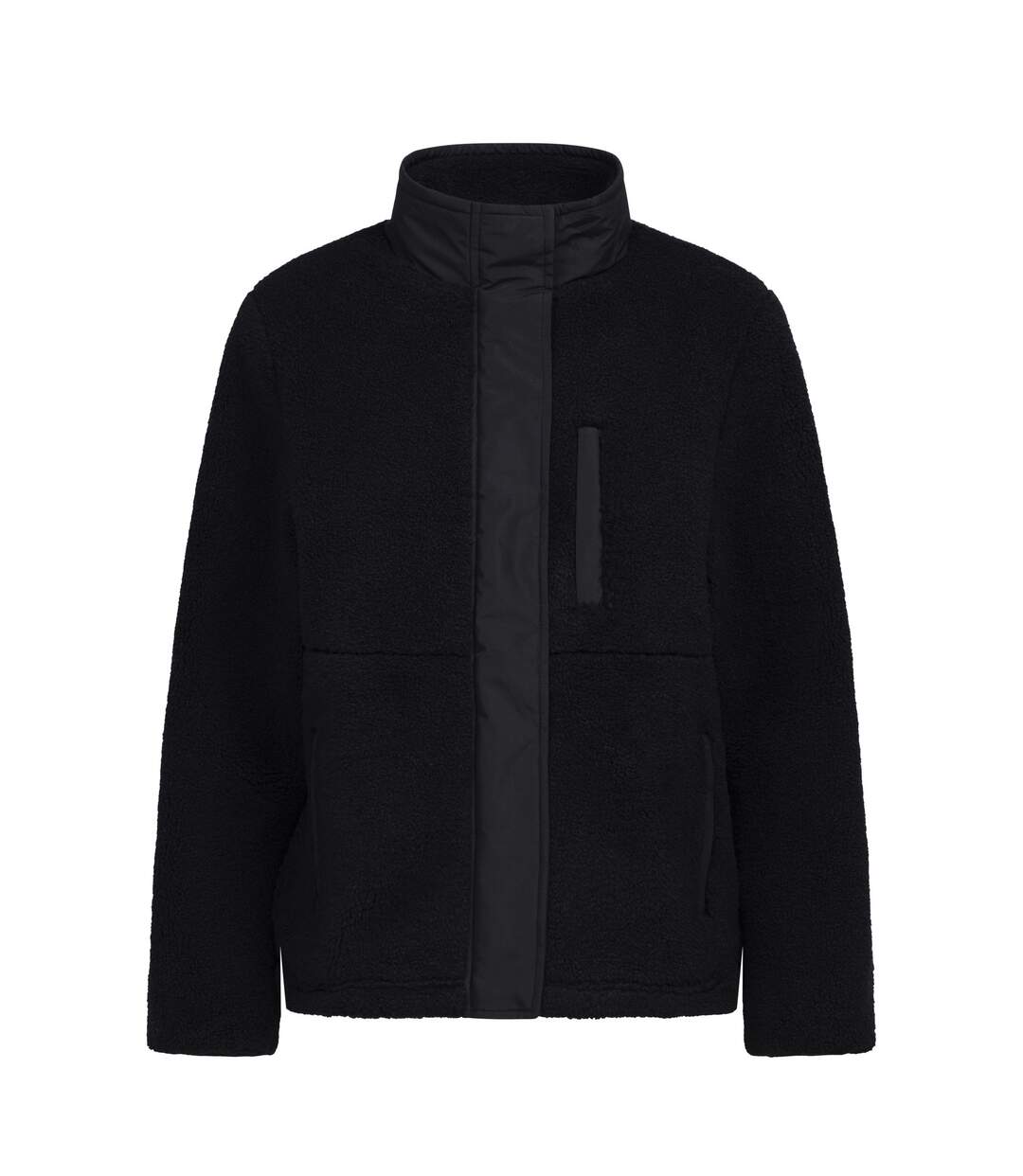 Womens/ladies Yuill Fleece Jacket Black Trespass-2