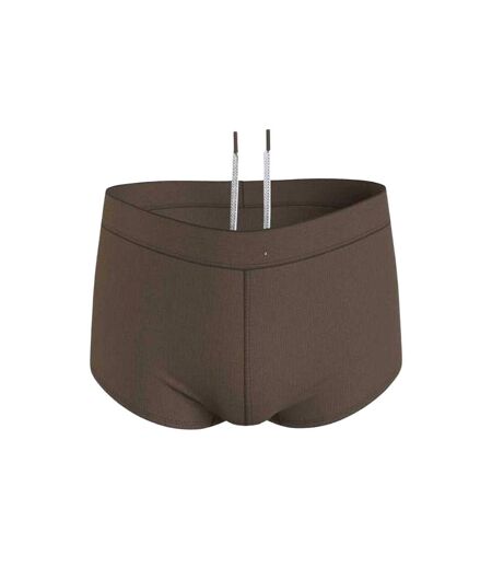 Short De Bain Motif/style Logo Dans Le Dos Homme Marron Calvin Klein
