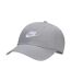 Club Embroidered Logo Baseball Cap Grey Nike-1