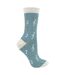 Miss Sparrow - Chaussettes Bambou Femmes Pois Rayées Fantaisie | Doux Respirant-1