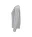 Womens/ladies miami pro round neck sweatshirt grey melange Clique-3