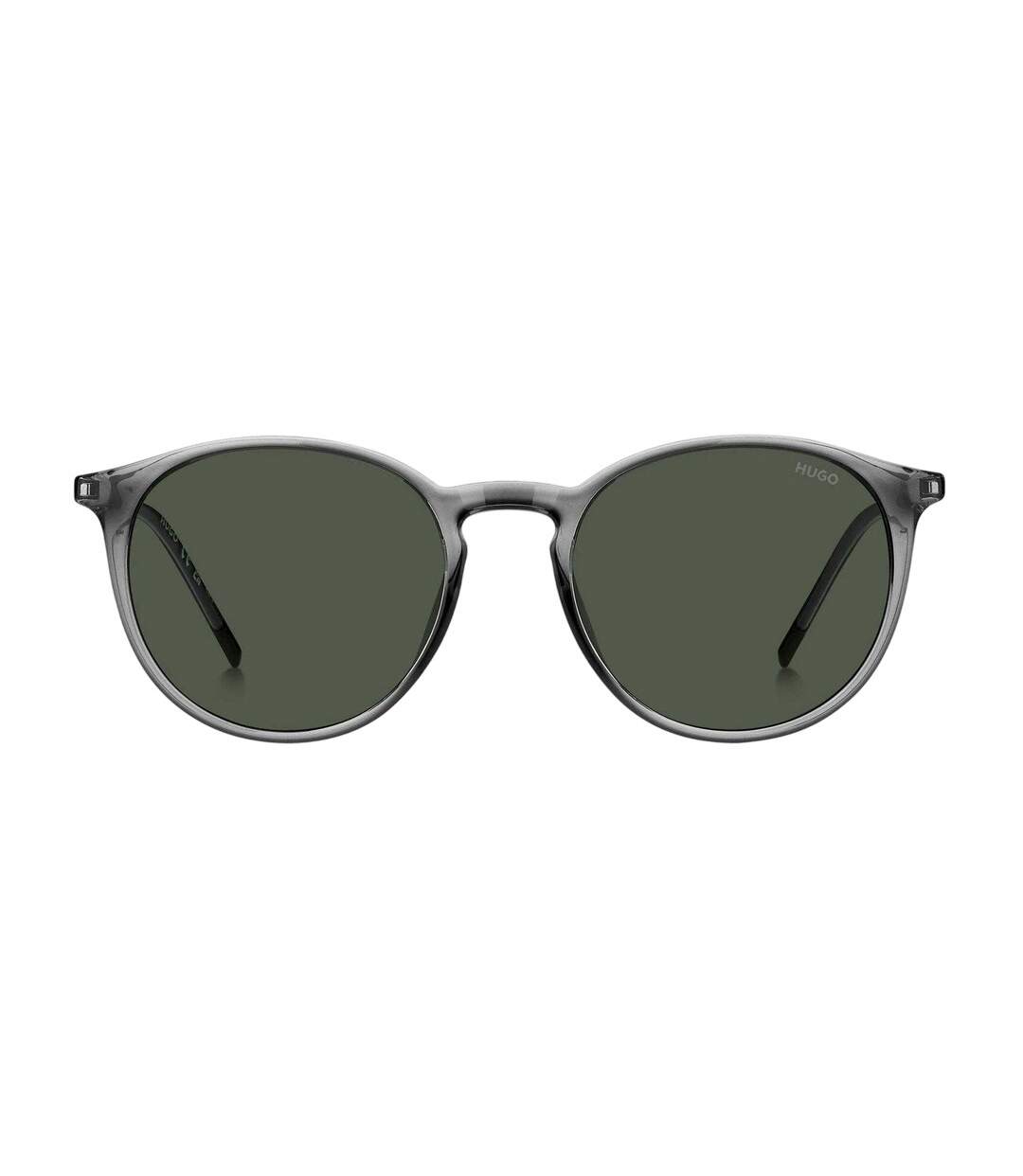 Mens Round Sunglasses One Size Ruthenium Hugo-1