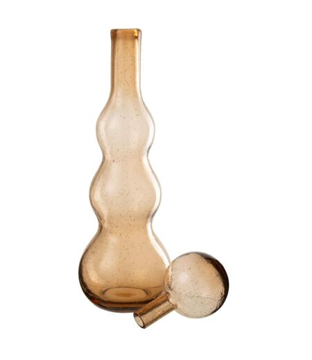 Carafe Design en Verre Carol 52cm Caramel