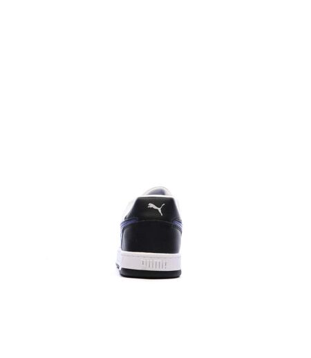 Baskets blanc/noir/bleu homme puma caven 2.0