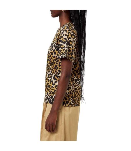 T-shirt Motif/style Imprimé Léopard Eloisa Femme Beige Max Mara