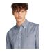 Mens Checked Regular Long-sleeved Shirt Sweet Blue Tommy Hilfiger-4