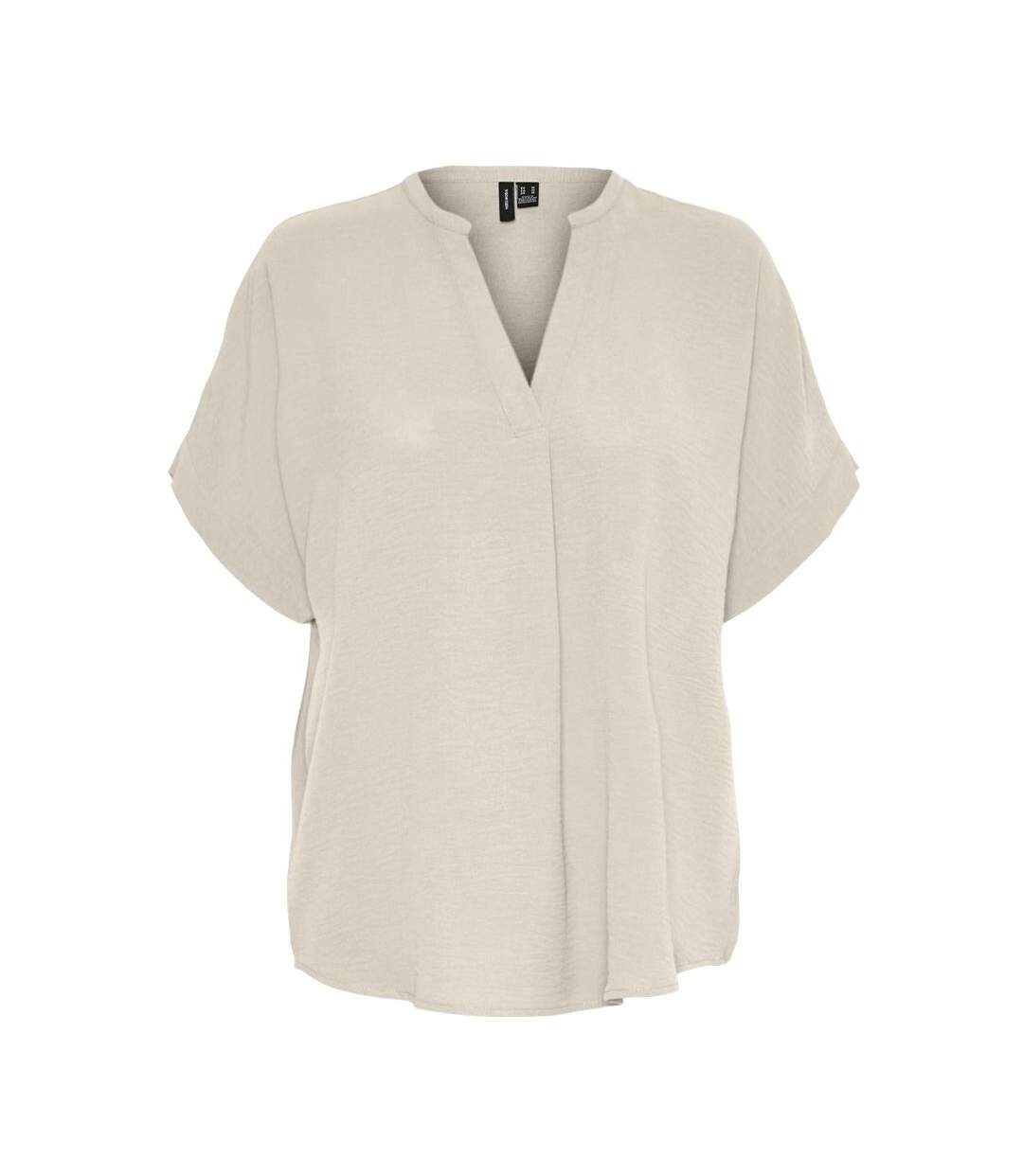 Blouse Beige Femme Vero Moda Minge - L-1