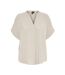 Blouse Beige Femme Vero Moda Minge - L-1