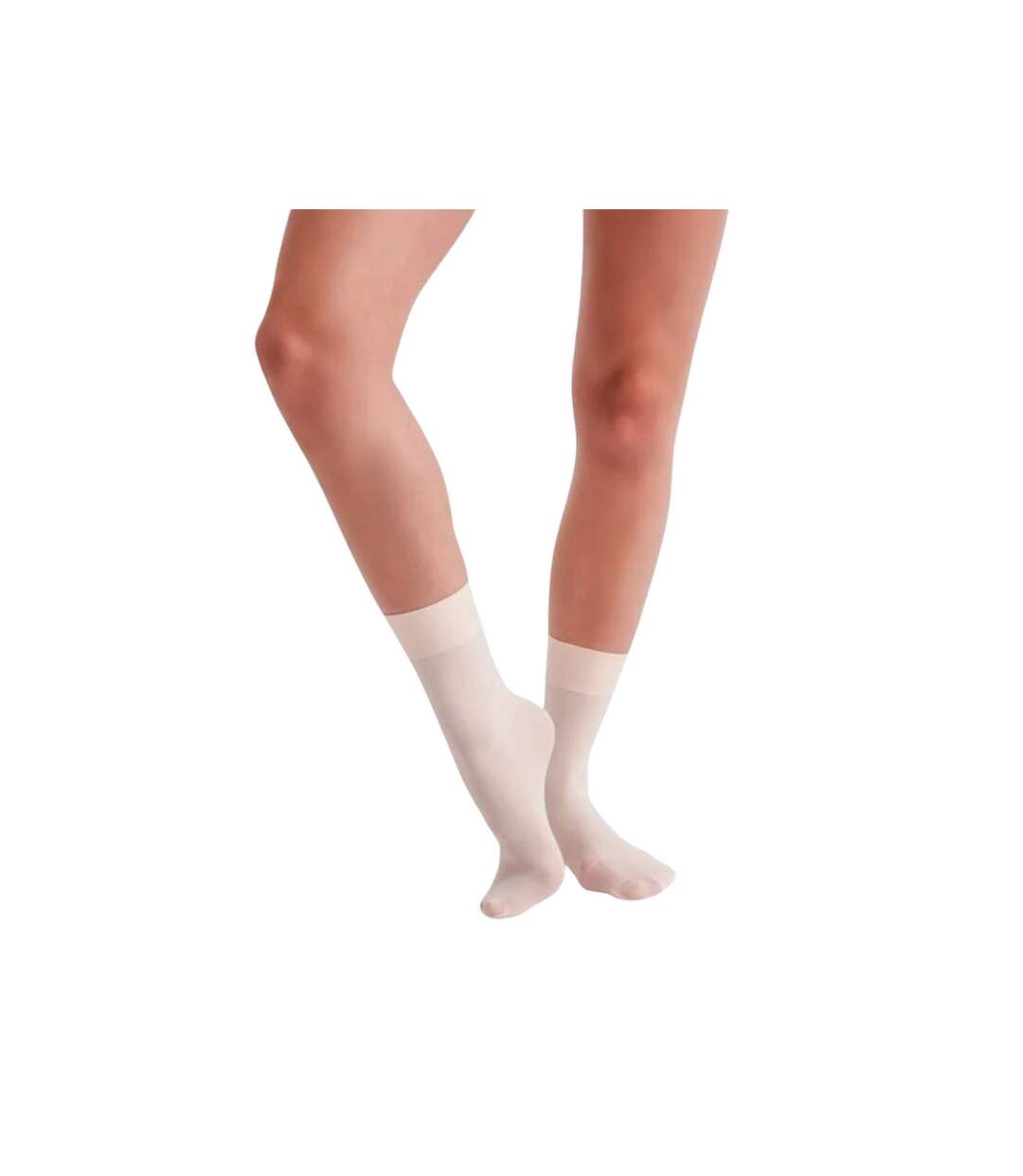 Chaussettes de danse essentials femme marron clair Silky Dance-1