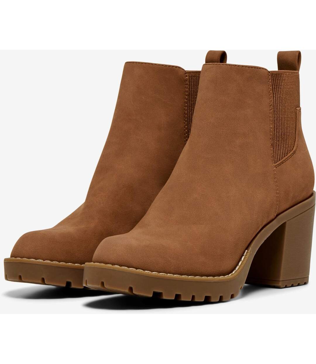 Bottines Barbara Femme Cognac Only-1