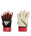 Unisex Adult Predator Match Fingersave Goalkeeper Gloves Black Red White Adidas-1