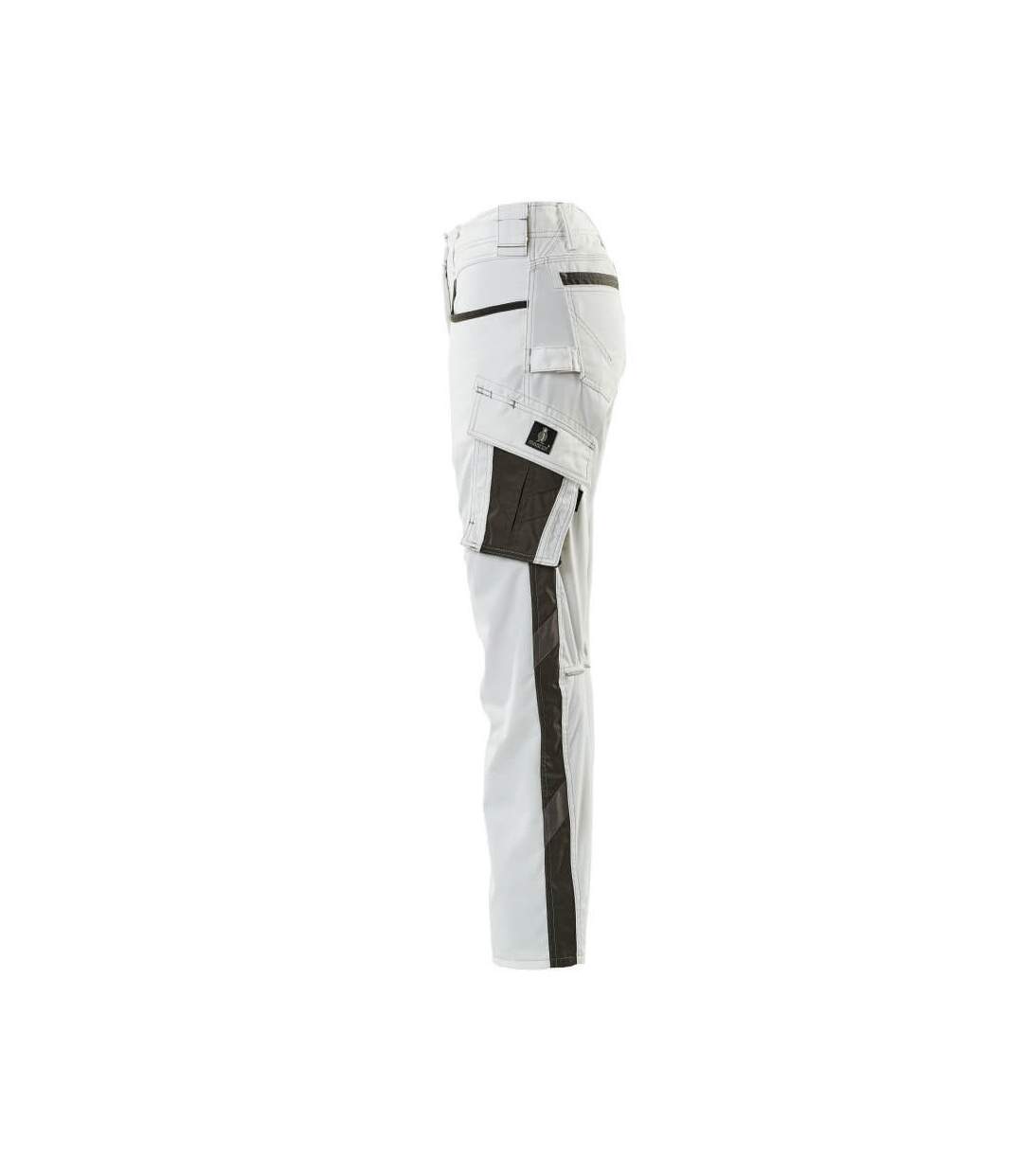 Pantalon Unique Homme Blanc Anthracite Foncé Mascot-3