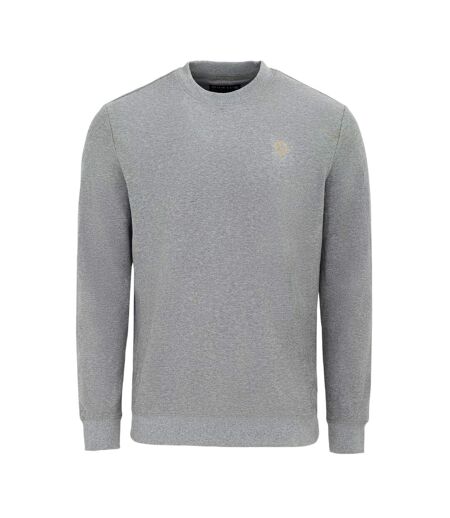 Sweat Motif/style Logo Homme Gris Foncé Chiné Howick