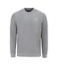 Sweat Motif/style Logo Homme Gris Foncé Chiné Howick-1