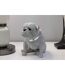 Statuette Déco Bulldog Sparky 17cm Argent-5