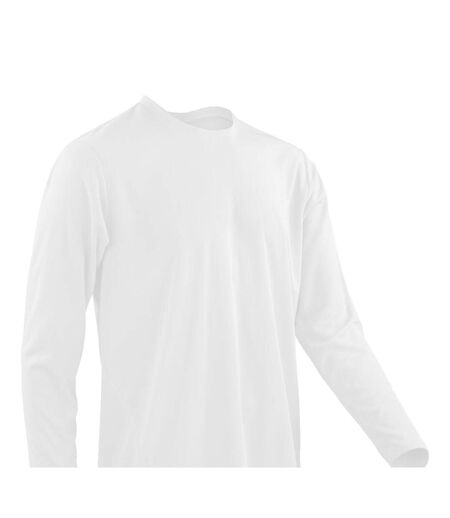 T-shirt Manches Longues Performance Adulte Blanc Spiro