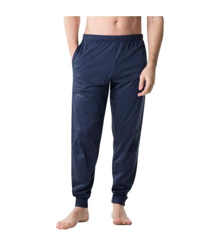 Pyjama long col rond homme Mercerisé