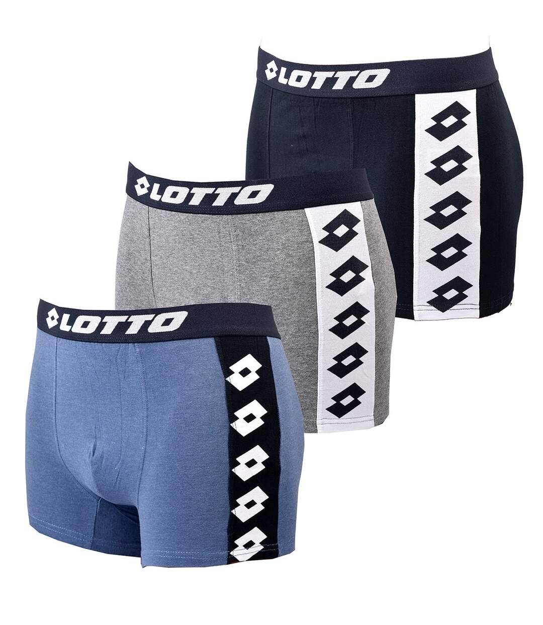 Boxer homme LOTTO Pack de 3 Boxers 0618-1