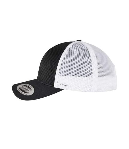 Casquette Motif/style Deux Tons Noir Blanc Flexfit
