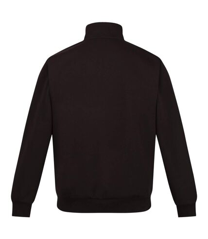 Regatta Mens Pro Quarter Zip Sweatshirt (Black)
