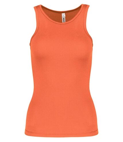 Débardeur de sport - Femme - PA442 - orange fluo