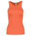 Débardeur de sport - Femme - PA442 - orange fluo