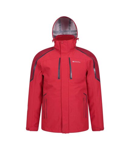 Mountain Warehouse Mens Zenith Extreme III 3 in 1 Padded Jacket (Red)