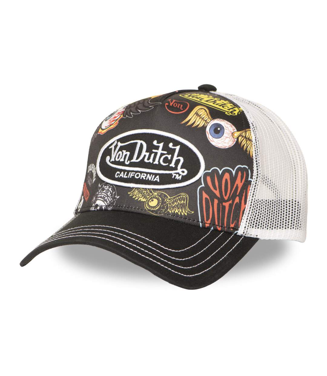 Casquette trucker avec filet et print en sublimation Subli Von Vondutch-1