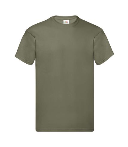 Fruit Of The Loom Mens Original Short Sleeve T-Shirt (Classic Olive)