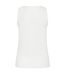 Womens/ladies Anja Plain Sleeveless Tank Top Snow White CCDK Copenhagen-4