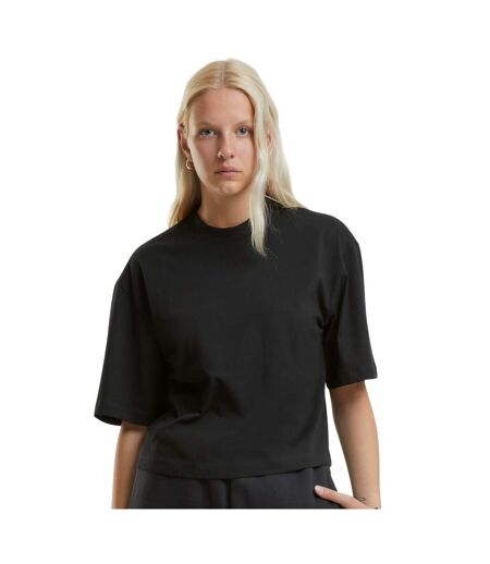 Womens/ladies oversized t-shirt black New Morning Studios
