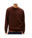 Sweat marron homme tommy hilfiger reg flag crew-1