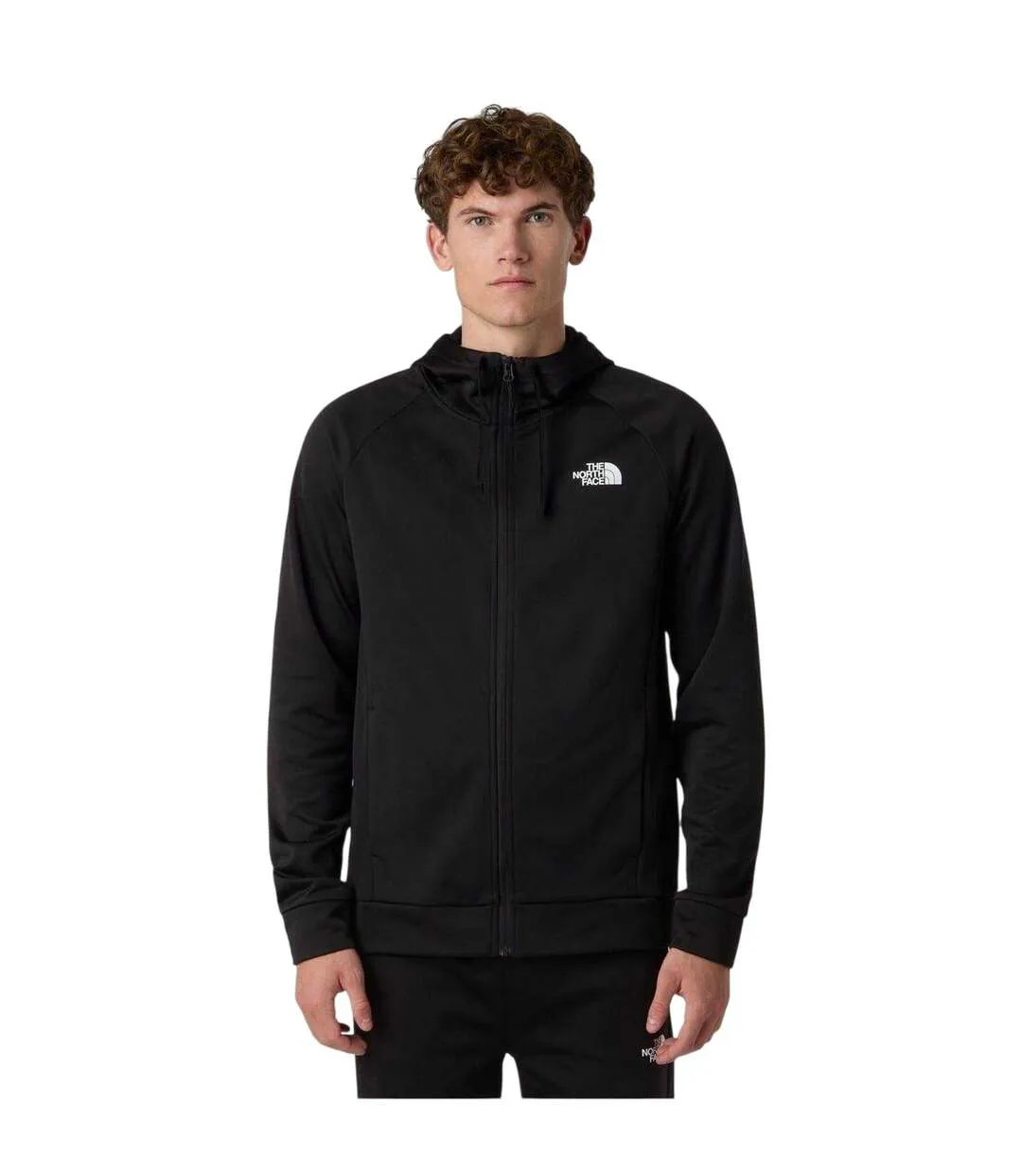 Mens Reaxion Sweat Jacket Black The North Face-4