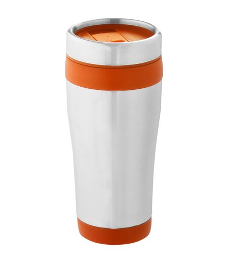 Bullet - Mug isotherme Elwood  (Lot de 2) (Argent/ Orange) (Taille unique) - UTPF2466