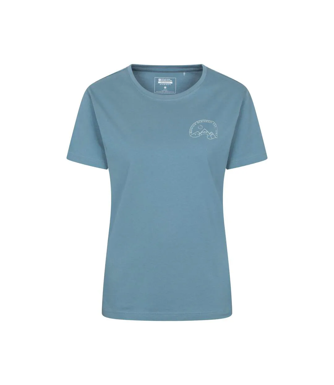 Womens/ladies Tree Ring Relaxed Fit T-shirt Navy Mountain Warehouse-1