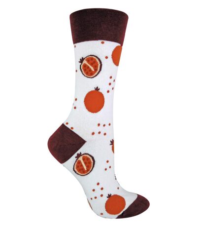 Chaussettes Femme Coton avec Motifs Fruits