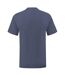 T-shirt Iconic Homme Bleu Marine Chiné Fruit Of The Loom-2