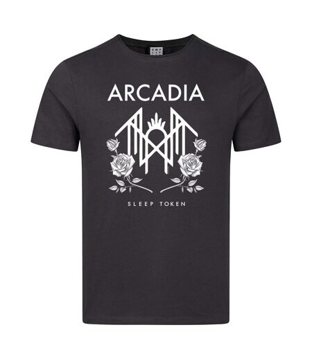 T-shirt Motif/style Sleep Token Arcadia Adulte Charbon Amplified