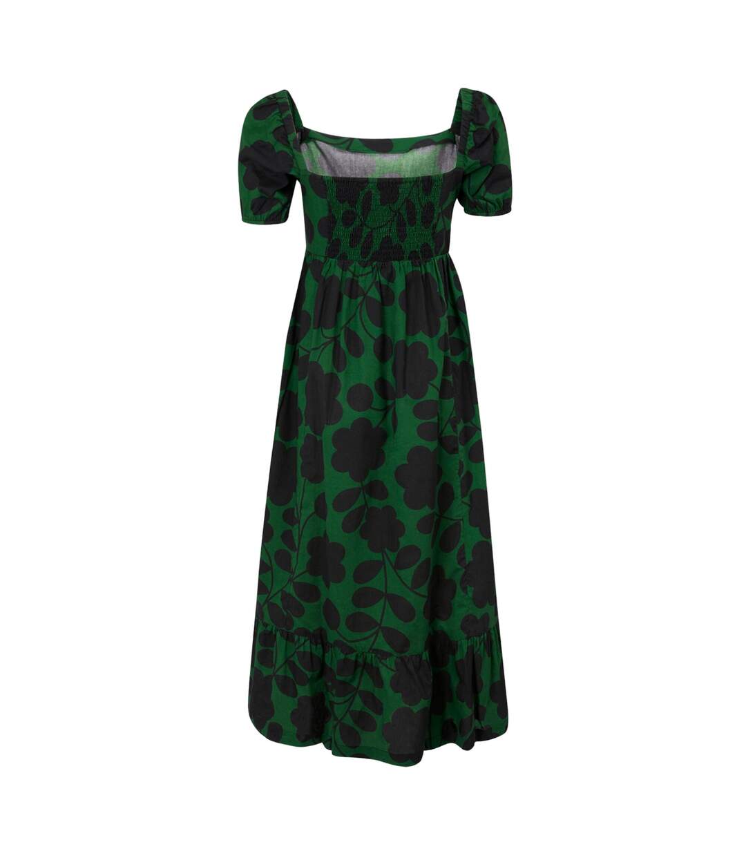 Robe mi-longue orla kiely femme vert Regatta