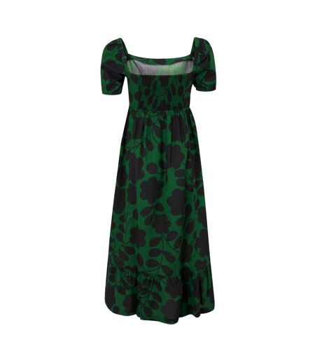 Womens/ladies orla kiely floral summer midi dress vert Regatta