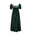 Womens/ladies orla kiely floral summer midi dress vert Regatta