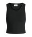 Haut Sans Manches Motif/style Côtelé Femme Noir JJXX-2