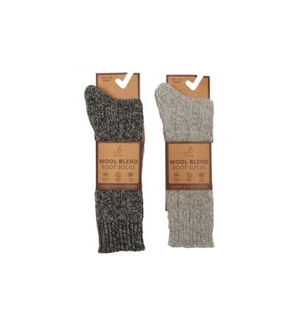 Men's wool outdoor boot socks one pair size 7-11 one colour Universal Textiles