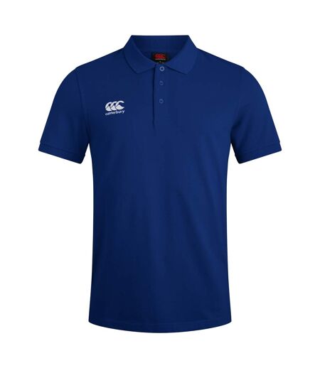 Mens Waimak Polo Shirt Royal Blue Canterbury