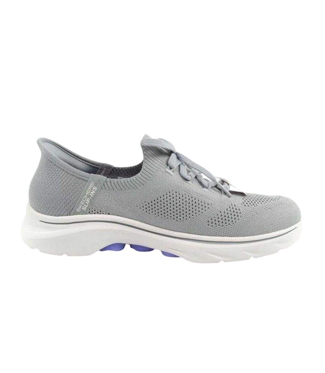 Baskets Go Walk 7-via Femme Gris Skechers-4