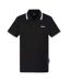 Polo noir/blanc homme schott pswill2-1