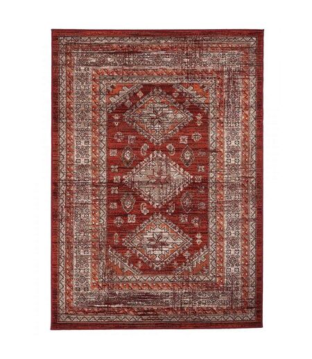 Tapis oriental tissé motif ethnique AF1 DAZOR