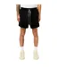 Mens Fleece Sweat Shorts Black Essentials-1