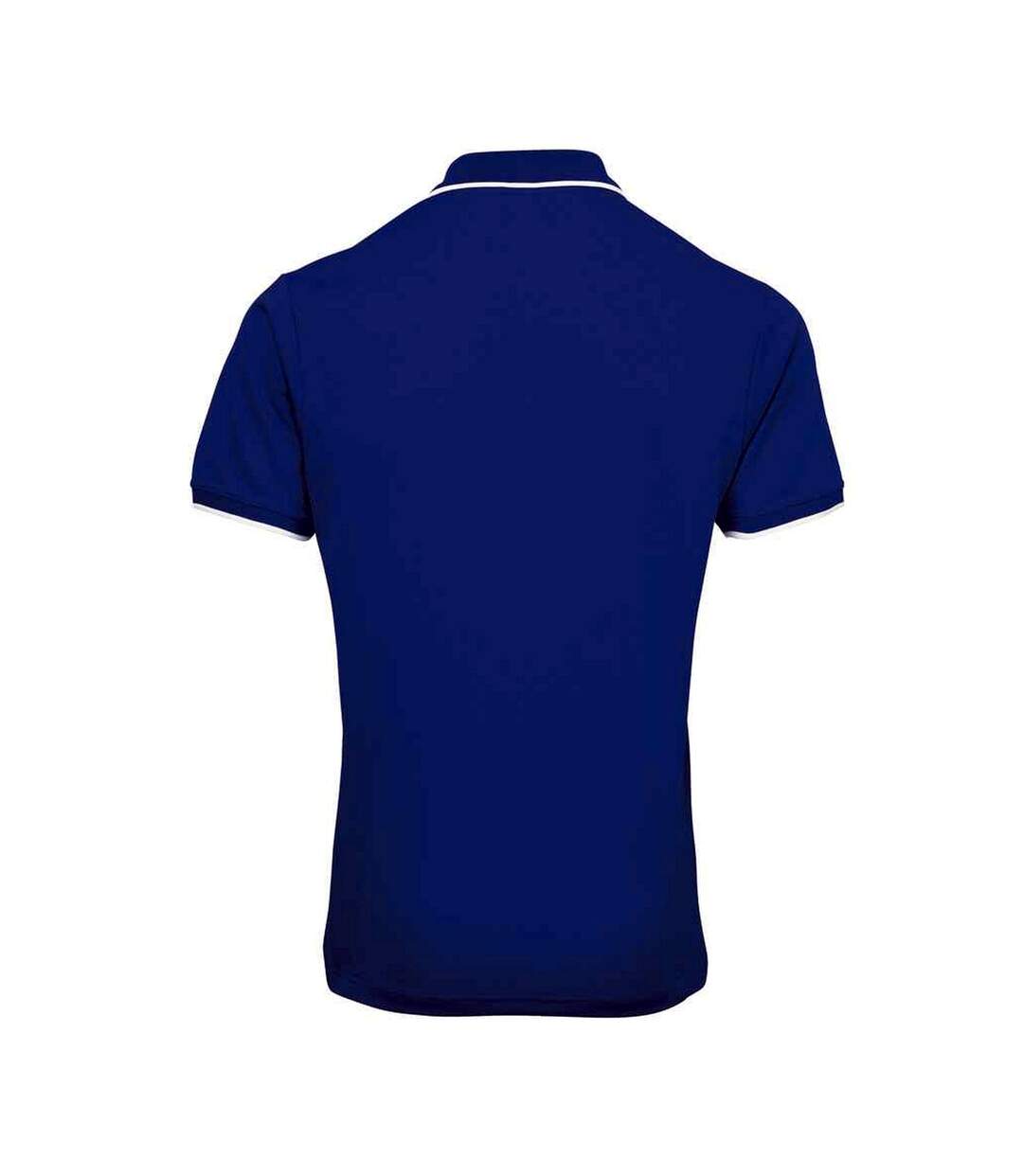 Polo coolchecker homme bleu roi / blanc Premier Premier