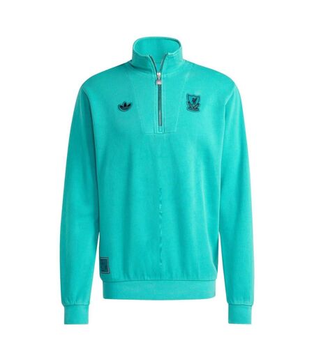 Haut Motif/style Liverpool Fc Terrace Icons Homme Vert Adidas